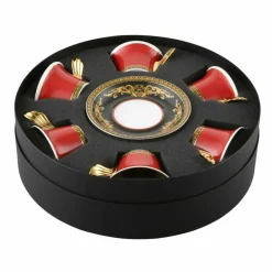 Rosenthal Versace Medusa Rosso set tazze da tè 6 pezzi in porcellana