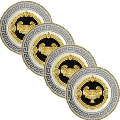 Rosenthal Versace Prestige Gala 4 Piatti Piani Diametro 17 cm - Prestige