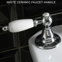 Rubinetteria Bidet 3 Fori Classica con Leve in Ottone Made in Italy- Noriana