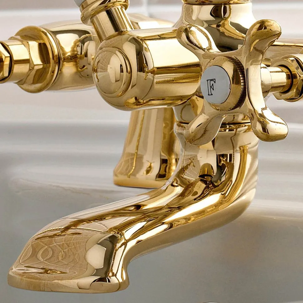 Rubinetteria Bordovasca in Ottone con Doccetta Stile Classico Lusso - Fioretta