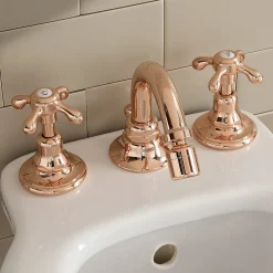Rubinetteria per Bidet a 3 Fori Stile Vintage in Ottone Made in Italy – Klarisa