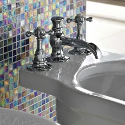 Rubinetteria Vintage da Bidet in Ottone Vintage a 3 Fori Made in Italy – Elisea