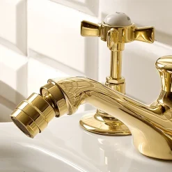 Rubinetteria Vintage per Bidet a 3 Fori in Ottone Made in Italy – Katerina