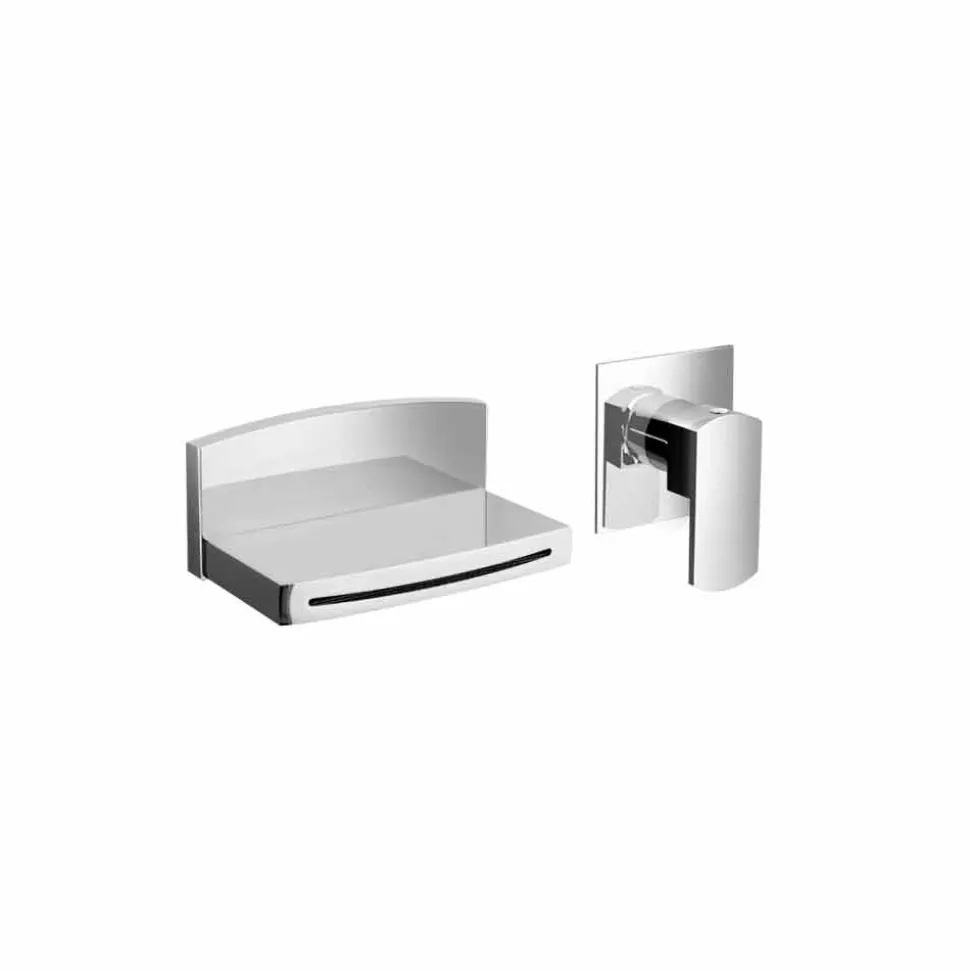 Rubinetto Miscelatore a Parete con Bocca a Cascata Made in Italy - Sika