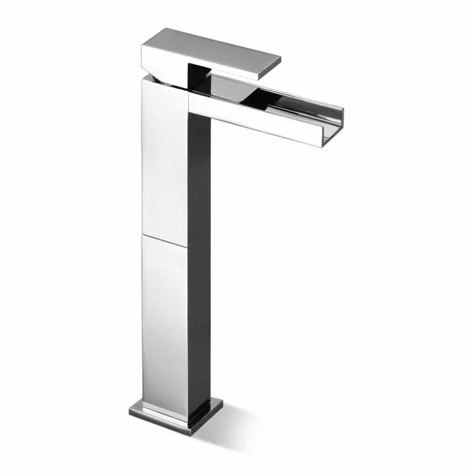 Rubinetto Miscelatore Lavabo di Design con Prolunga 13 cm Made in Italy - Bibo