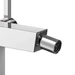 Rubinetto Miscelatore Monocomando Bidet con Scarico in Ottone Cromato - Erik