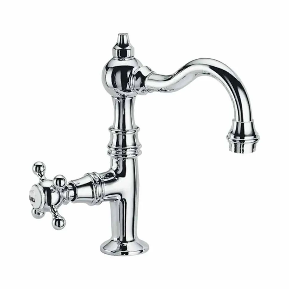 Rubinetto per Lavabo Bagno Monoacqua di Design in Ottone Made in Italy - Binsu