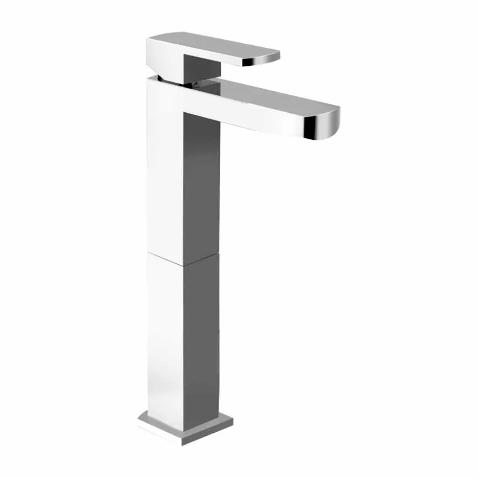 Rubinetto per Lavabo Design in Ottone con Prolunga da 13 cm Made in Italy - Sika