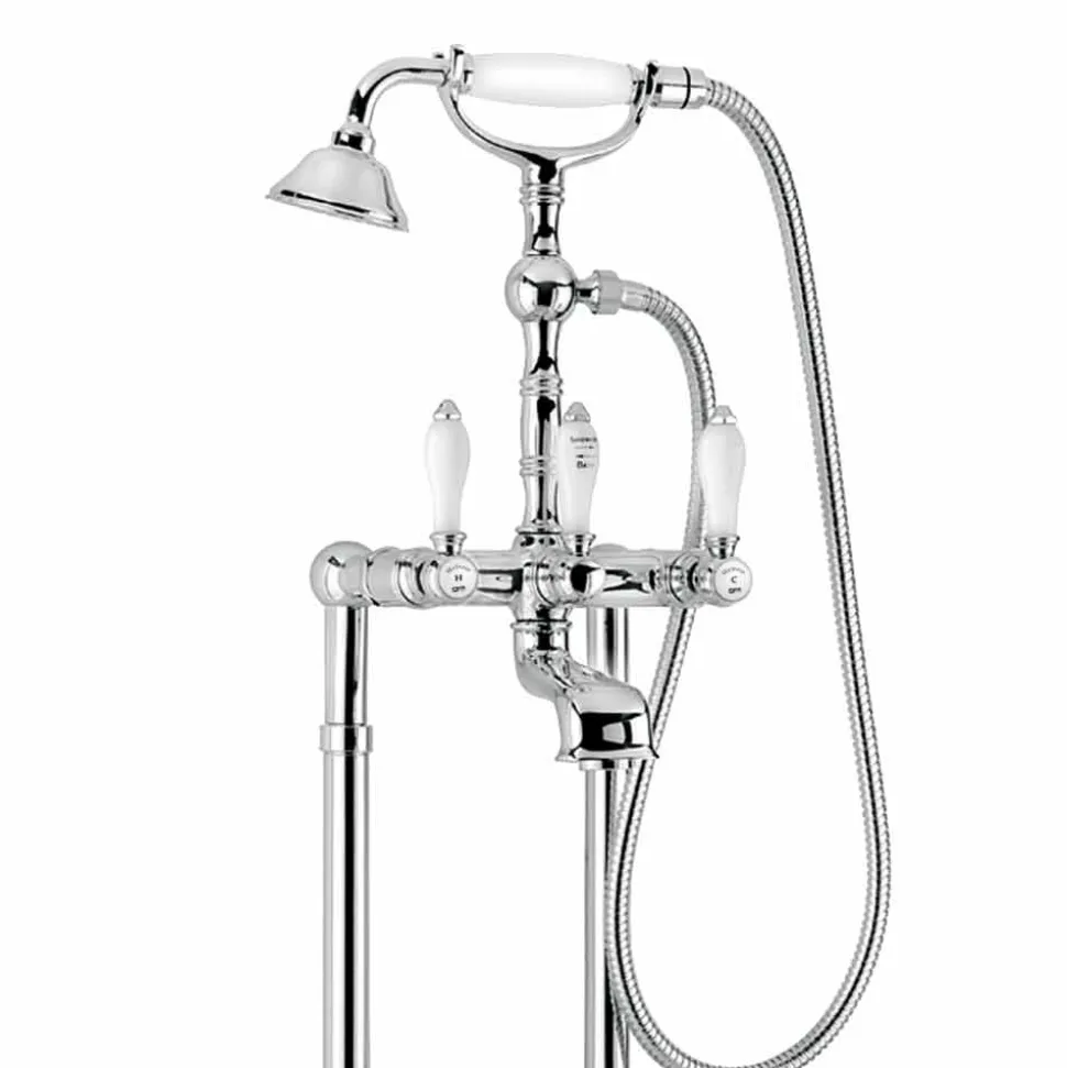 Rubinetto per Vasca Bagno in Ottone Classico Made in Italy - Riko