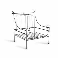 Salotto da Giardino Artigianale con Struttura in Ferro Made in Italy - Lisotto