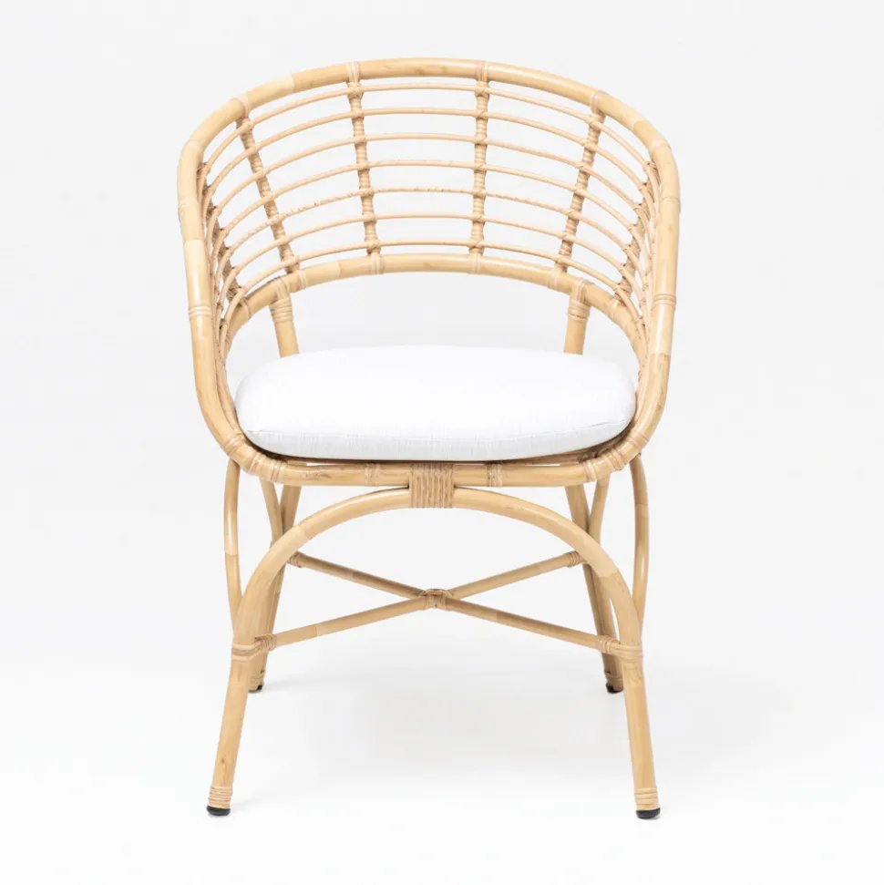 Salotto da Giardino in Alluminio e Intreccio in Polyrattan e Cuscini - Ellide