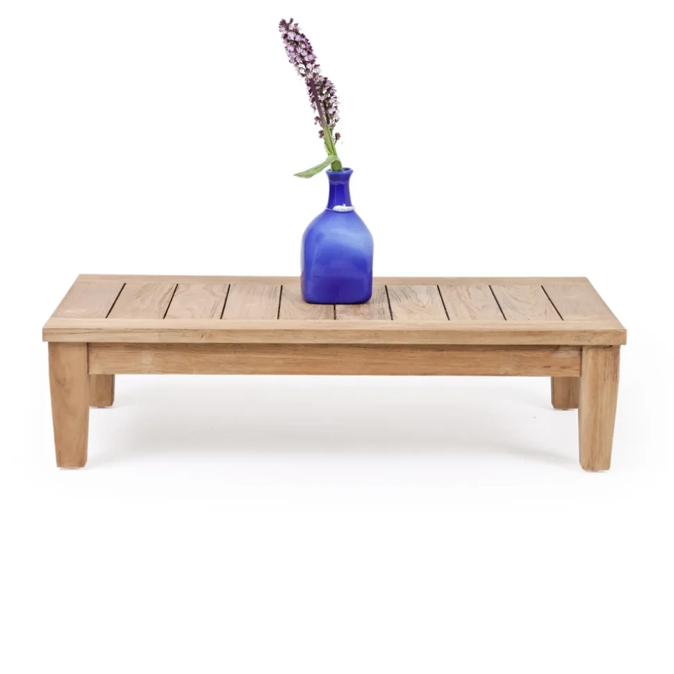 Salotto da Giardino in Legno Teak Naturale Spazzolato - Artes