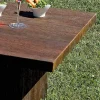 Salotto da Giardino in Rattan con Tavolino in Legno e Cuscini - Hugues