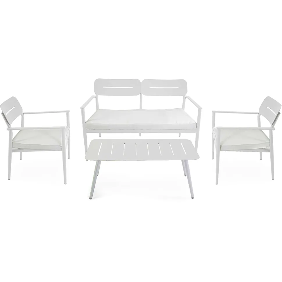Salotto da Giardino Realizzato in Alluminio di Diverse Finiture - Souvenir
