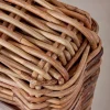 Salotto Outdoor in Rattan Naturale, Cuscini Inclusi, – Keira