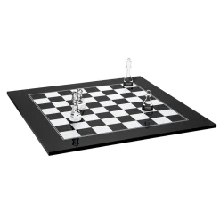 Scacchiera in Plexiglass Bianca o Nera Moderna Made in Italy - Scaccomatto