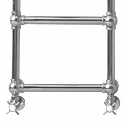 Scaldasalviette Componibile Idraulico Tubo d'Ottone Cromo a 194 W - Caesar