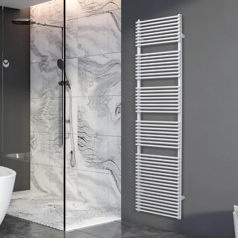 Scaldasalviette con Sistema Idraulico e Struttura in Acciaio Made in Italy - Sciroppo