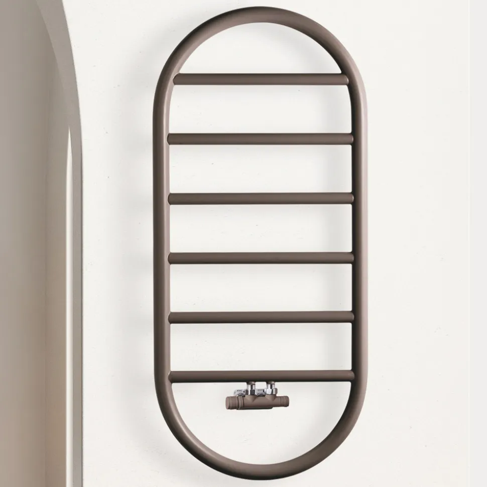 Scaldasalviette di Design a “Tutto Tondo Bubble” in Acciaio Made in Italy - Smooth