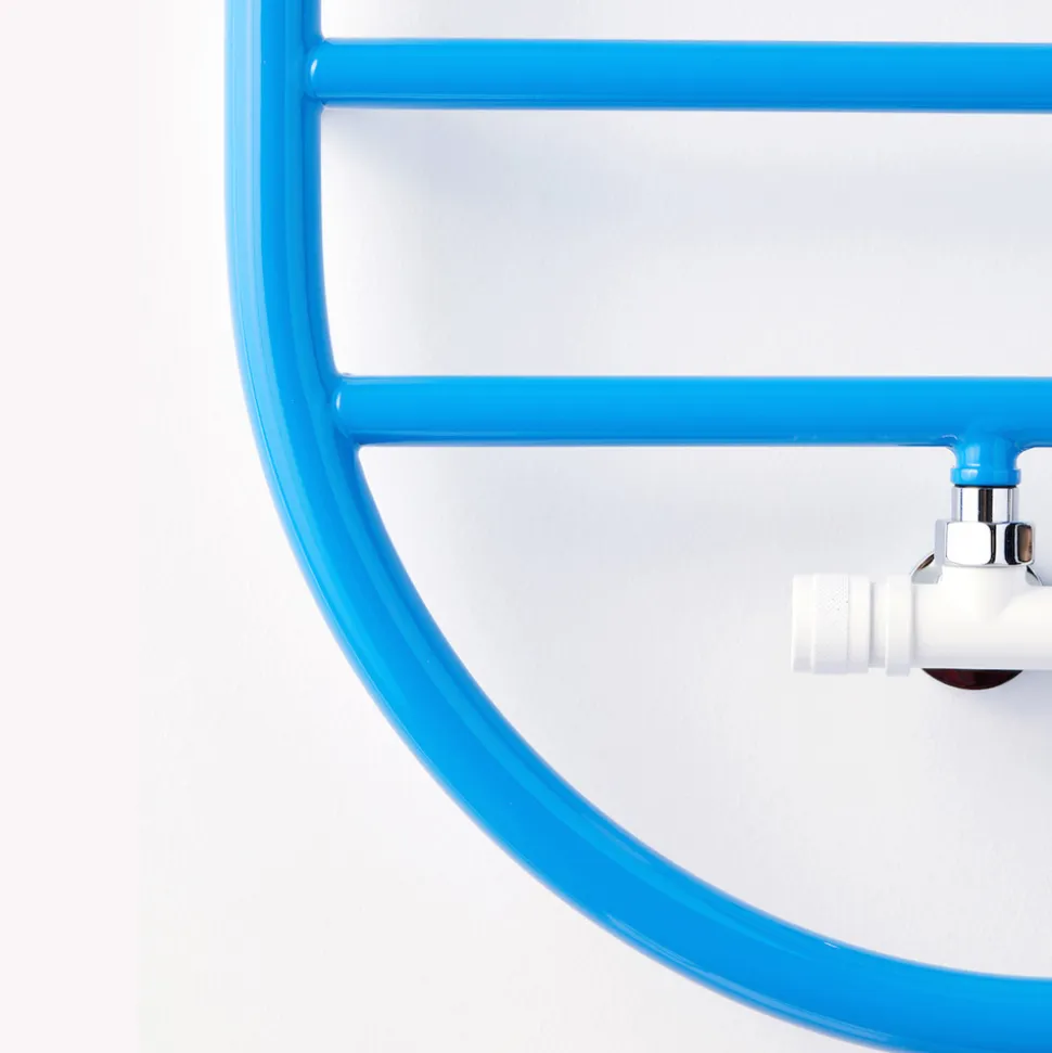 Scaldasalviette di Design a “Tutto Tondo Bubble” in Acciaio Made in Italy - Smooth