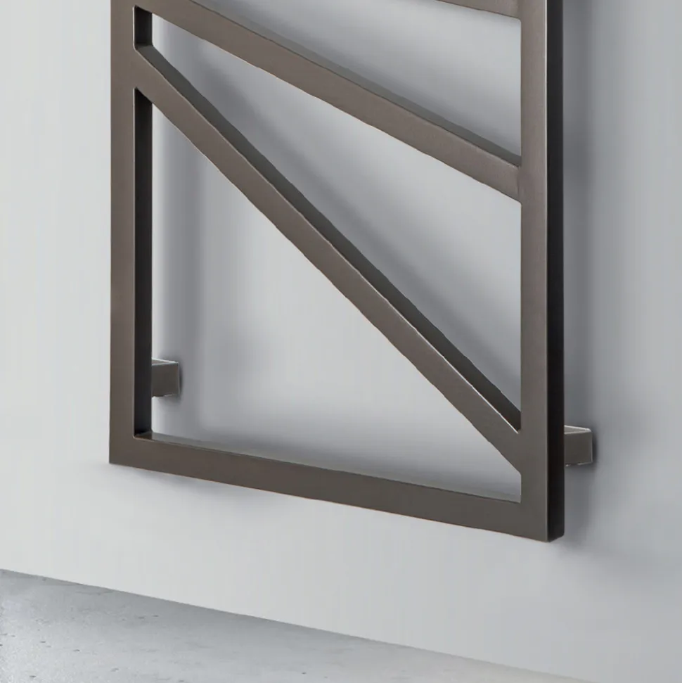 Scaldasalviette Elettrico con Elementi Quadrati Made in Italy - Mandorle