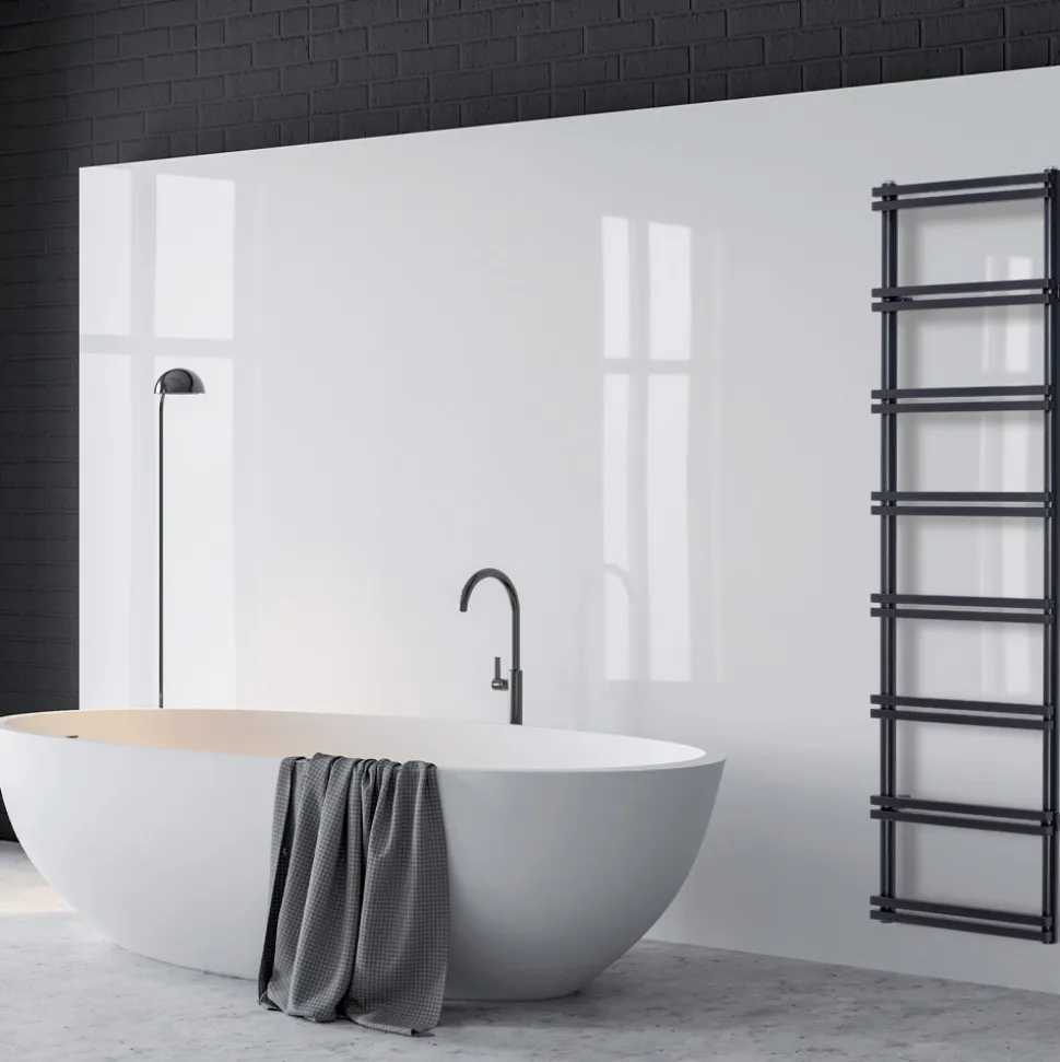 Scaldasalviette Elettrico con Collettori Verticali Made in Italy - Zenzero