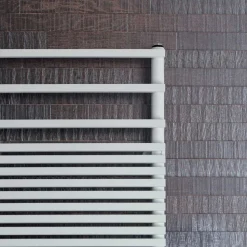 Scaldasalviette Elettrico con Struttura in Acciaio al Carbonio Made in Italy - Panna