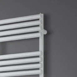 Scaldasalviette Elettrico in Acciaio Finitura Bianco Puro Made in Italy - Limone