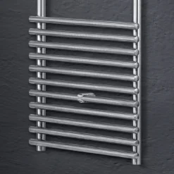 Scaldasalviette Elettrico in Acciaio Finitura Satin Made in Italy - Buccia