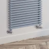 Scaldasalviette Idraulico in Acciaio Finitura Alluminio Made in Italy - Brioches