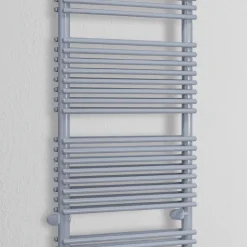 Scaldasalviette Idraulico in Acciaio Finitura Alluminio Made in Italy - Brioches