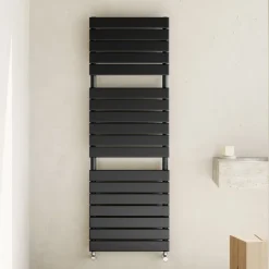 Scaldasalviette Idraulico in Acciaio al Carbonio Nero Made in Italy - Carezza