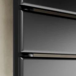 Scaldasalviette Idraulico in Acciaio al Carbonio Nero Made in Italy - Carezza