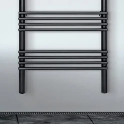 Scaldasalviette in Acciaio con Sistema Elettrico Realizzato in Italia - Rum