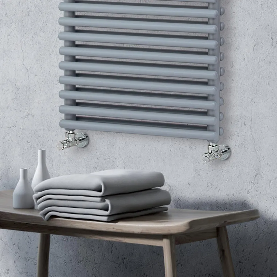 Scaldasalviette Misto con 4 Serie di Elementi Orizzontali Made in Italy - Meringa