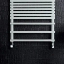 Scaldasalviette Misto con Struttura in Acciaio al Carbonio Made in Italy - Panna