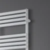 Scaldasalviette Misto in Acciaio Finitura Bianco Puro Made in Italy - Limone