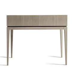 Scrittoio di design moderno in legno noce, l.105xp.65cm, Acario