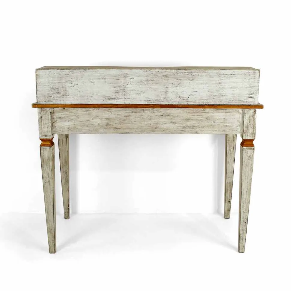 Scrittoio Fatto a Mano in Legno Massello con Cassetti Made in Italy - Amela