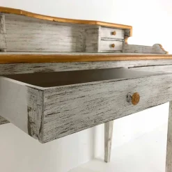 Scrittoio Fatto a Mano in Legno Massello con Cassetti Made in Italy - Amela