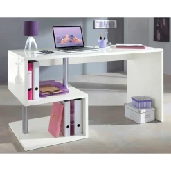 Scrivania Bianca o Ardesia in Legno di Design Italiano 3 Misure - Michel