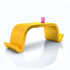 Scrivania da ufficio design moderno Acton, bianco nero o oro