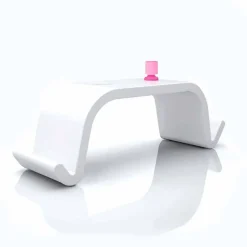 Scrivania da ufficio design moderno Acton, bianco nero o oro