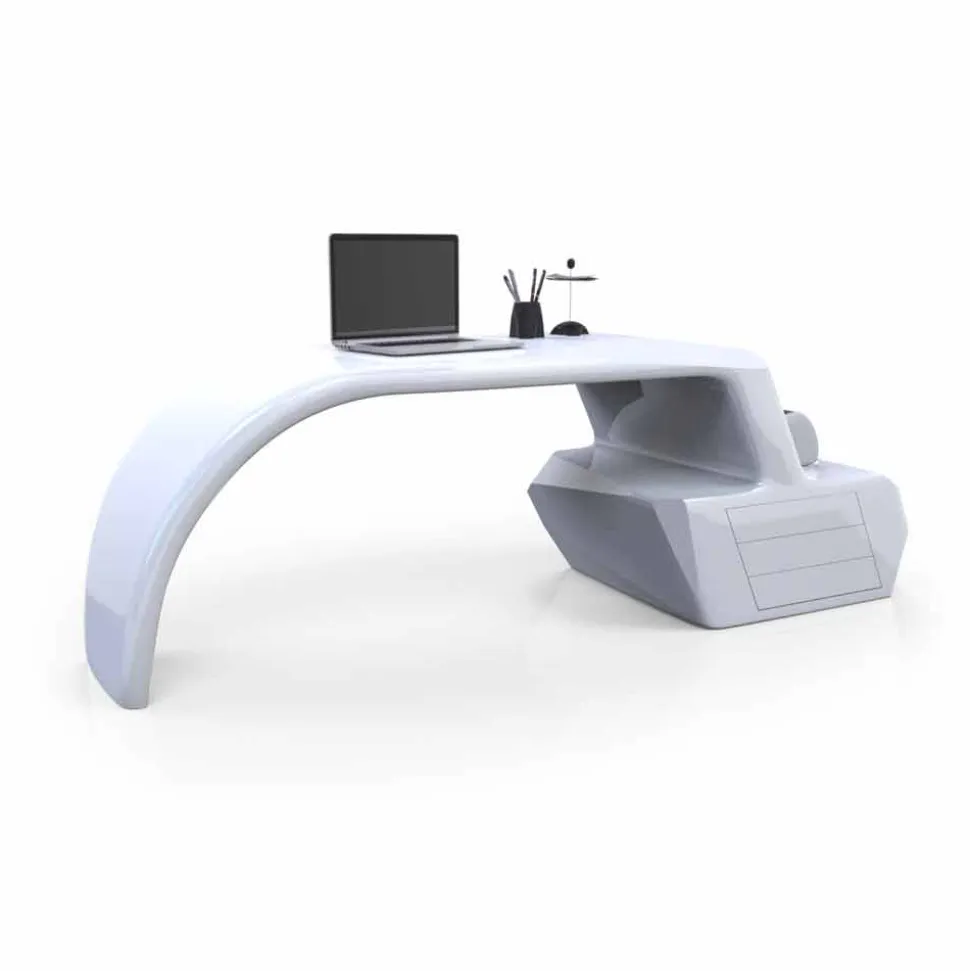 Scrivania da ufficio design moderno Gush made in Italy