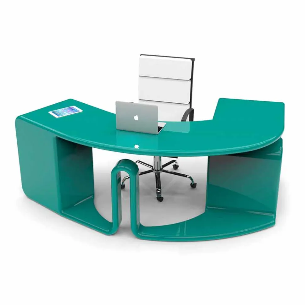 Scrivania da ufficio di design con cassetti fatta in Italia, Milazzo