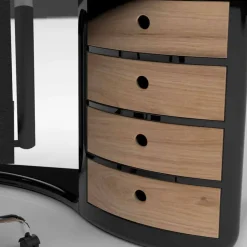 Scrivania da ufficio di design con cassetti fatta in Italia, Milazzo