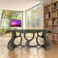 Scrivania da ufficio di moderno design prodotta in Italia, Mirto