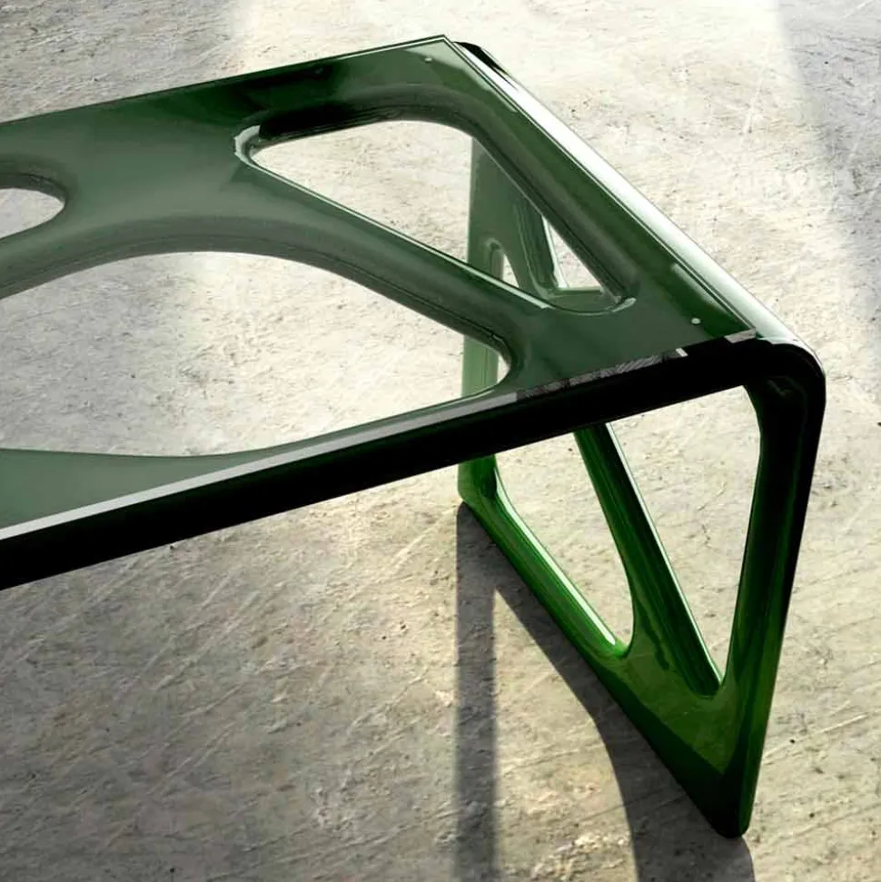 Scrivania Design in Solid Surface Illa Made in Italy