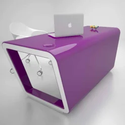 Scrivania Design in Solid Surface Ego Made in Italy