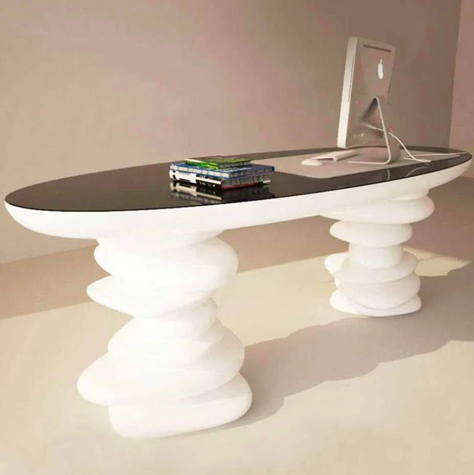 Scrivania di design moderna da ufficio Aldington fatta a mano